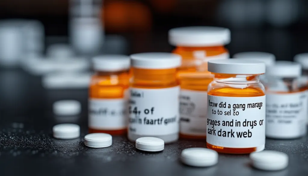 découvrez comment un gang a écoulé £4m de contrefaçons de médicaments, produits dans des conditions clandestines, sur le dark web.