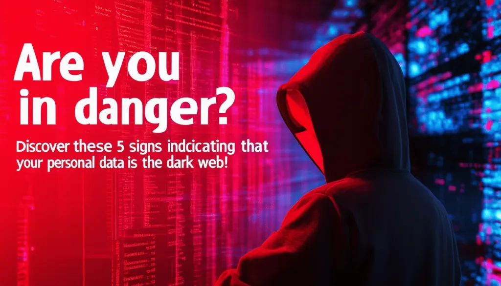 découvrez si vos données personnelles se trouvent sur le dark web en identifiant ces 5 signes de danger.