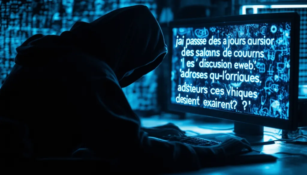 découvrez les horreurs cachées derrière les écrans du dark web, à travers le récit choquant d'une exploration de salons de discussion. des images et des événements 'sadistiques' révèlent l'obscurité de ce monde souterrain.