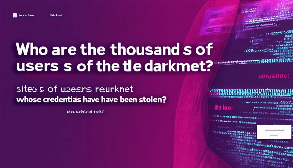 découvrez l'identité des milliers d'utilisateurs de sites de maltraitance infantile sur le darknet dont les identifiants ont été compromis.